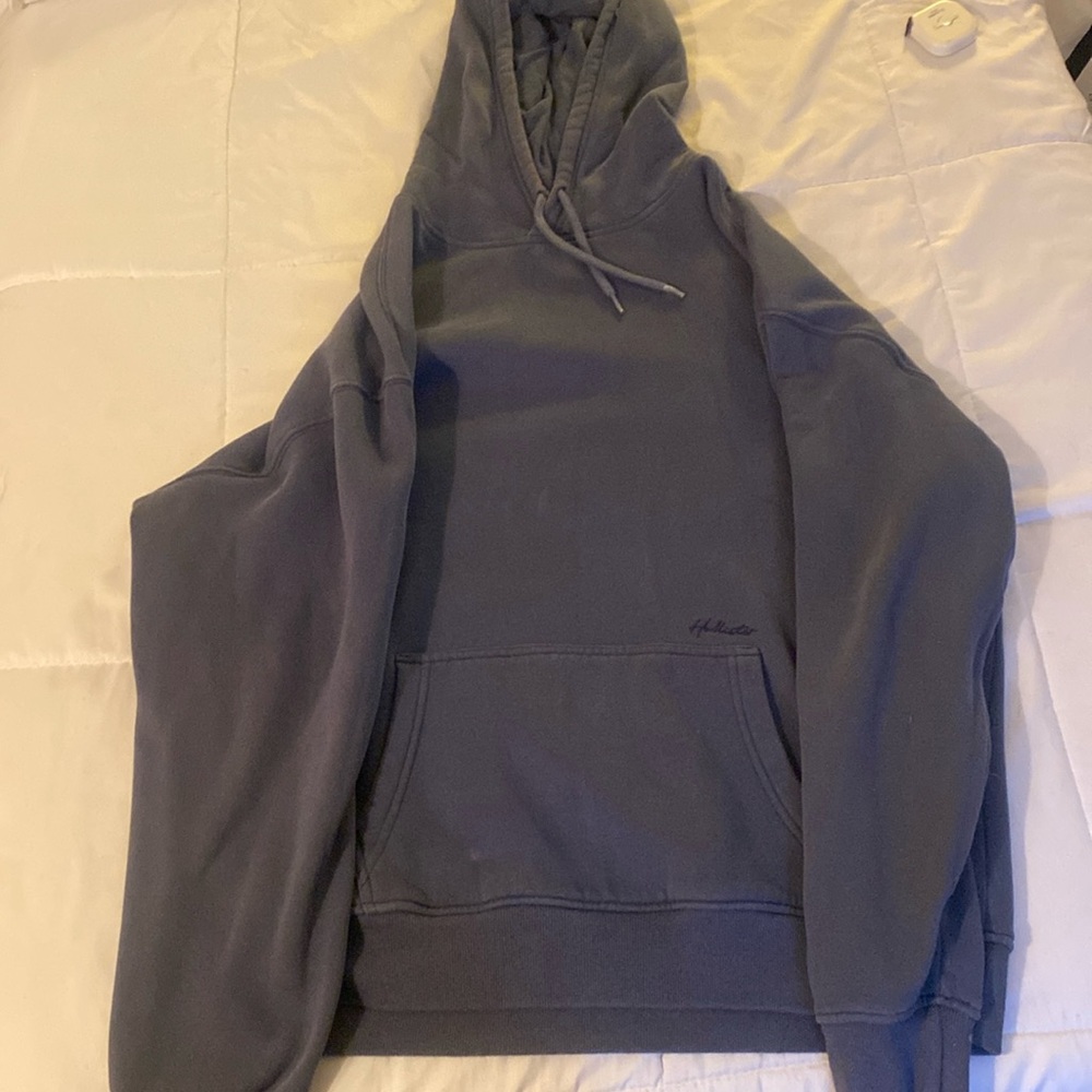 XL Hollister Grayish Blue Hoodie